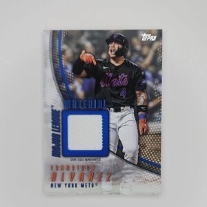 Francisco Alvarez ~ 2025 Topps ~ Major League Material ~ Relic Card ~ 148/150